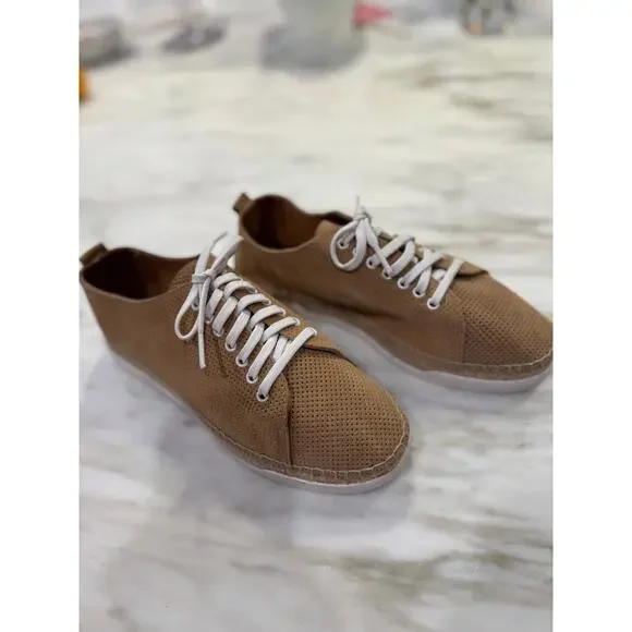 New  Hand-made Andre Assous leather/suede lace-up shoes - size 9.5 - Picture 3 of 8